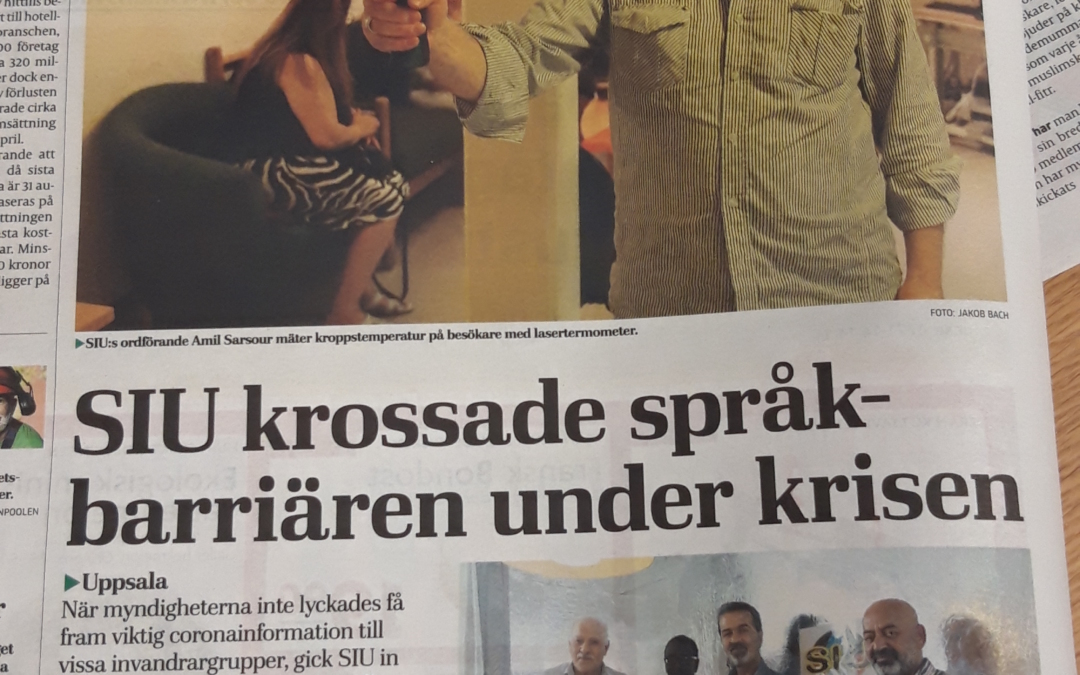 Uppsalatidningen: SIU krossade språkbarriären under krisen