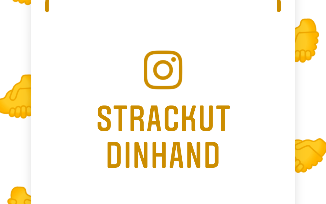 Sträck ut din hand mot min har en Instagram