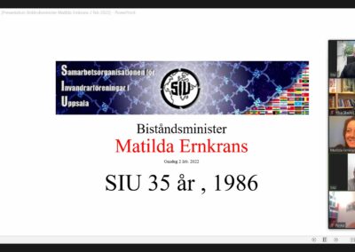 20220202 Digitalmöte mellan SIU och bistånds minister